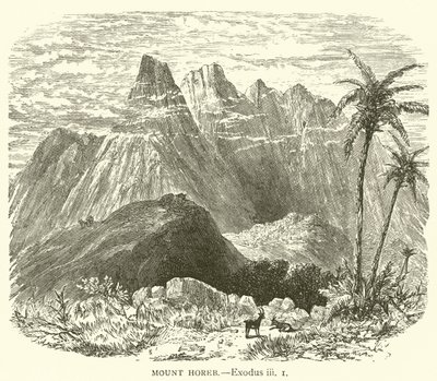 Berg Horeb, Exodus, iii von English School