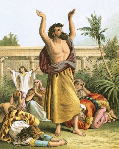 Trauer von Mordechai und den Juden von English School