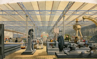 Bewegliche Maschinen, Große Ausstellung, 1851 von English School