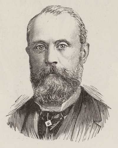 Herr A C Morton, MP (Gravur) von English School
