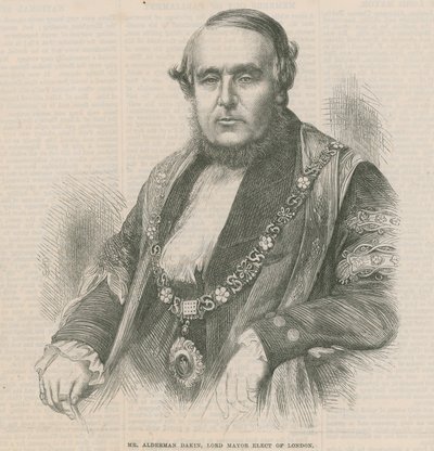 Mr. Alderman Dakin, gewählter Lord Mayor von London von English School