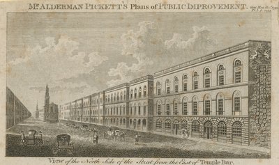 Pläne von Mr. Alderman Pickett zur öffentlichen Verbesserung von English School