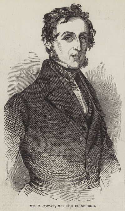 Mr. C. Cowan, MP für Edinburgh (Gravur) von English School