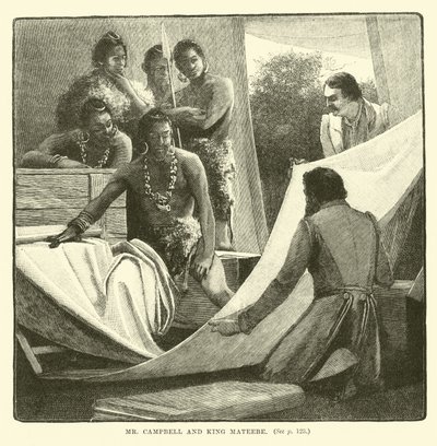 Mr. Campbell und König Mateebe von English School