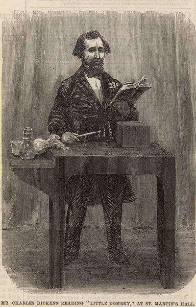 Mr. Charles Dickens liest 