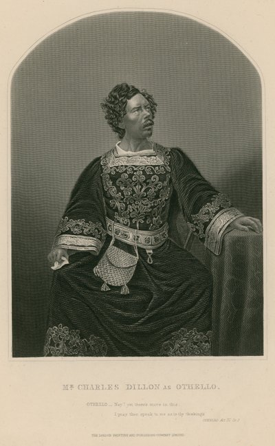 Mr. Charles Dillon als Othello von English School