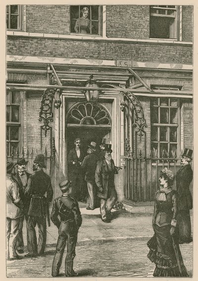 Mr. Gladstones Krankheit: besorgte Fragesteller in der Downing Street von English School