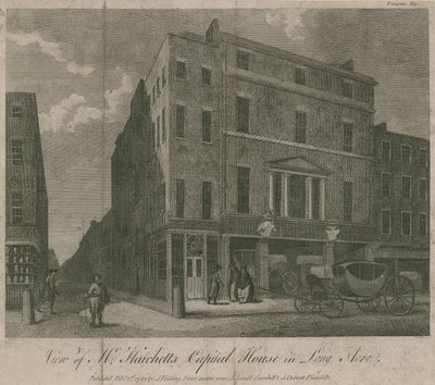 Mr. Hatchetts Kapitalhaus in Long Acre von English School