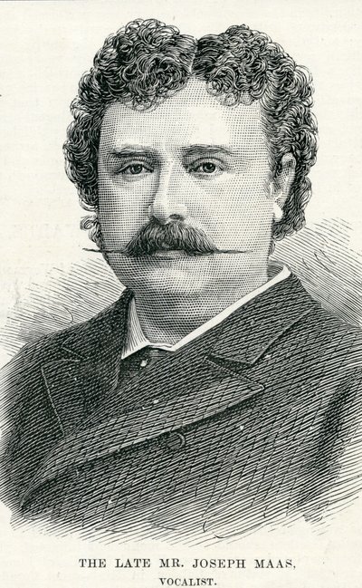 Mr. Joseph Maas, Illustration für die Graphic von English School