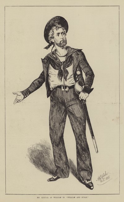 Mr Kendal als William in "William und Susan" von English School
