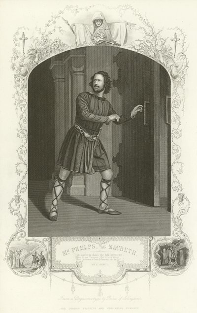 Mr. Phelps als Macbeth von English School