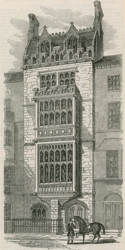 Mr. Russells neues Herrenhaus, Park Lane, London von English School
