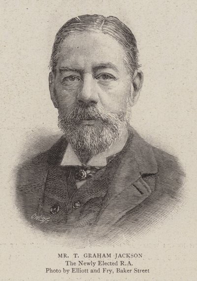 Mr. T. Graham Jackson (Gravur) von English School