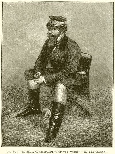 Mr. W. H. Russell, Korrespondent der Times auf der Krim von English School