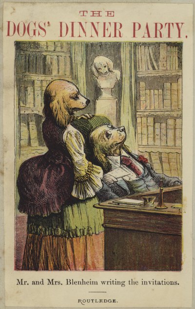 Mr. und Mrs. Bleheim schreiben die Einladungen von English School