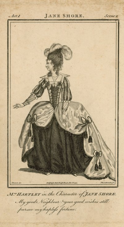 Mrs. Hartley als Jane Shore von English School