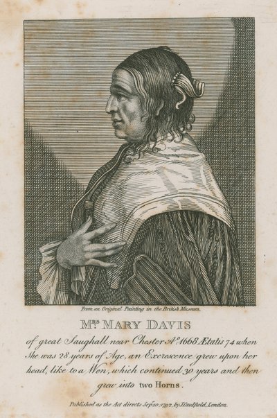 Mrs. Mary Davis aus Great Saughall bei Chester, 1668 von English School