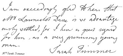 Mrs. Sarah Trimmer von English School