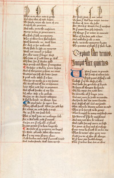 Ms326 f66v, Confessio Amantis von John Gower von English School