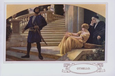 Wandgemälde im Peter Robinson Restaurant: Othello von English School
