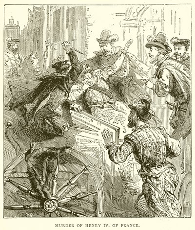 Mord an Heinrich IV. von Frankreich von English School