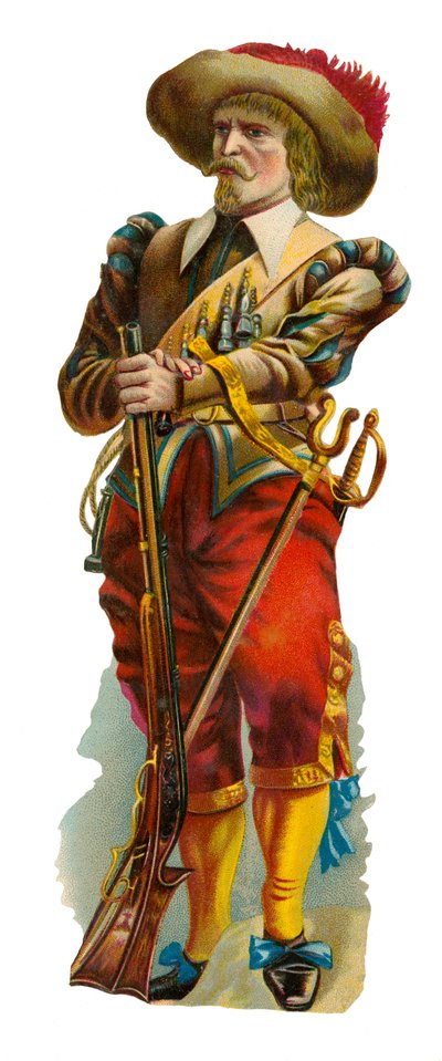 Musketier zur Zeit von König Karl II von English School