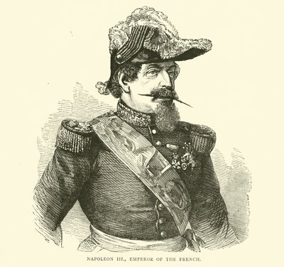 Napoleon III., Kaiser der Franzosen, Juli 1870 von English School
