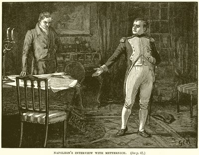 Napoleons Interview mit Metternich von English School