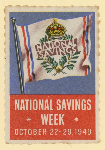 National Savings Week, 22.-29. Oktober 1949 von English School