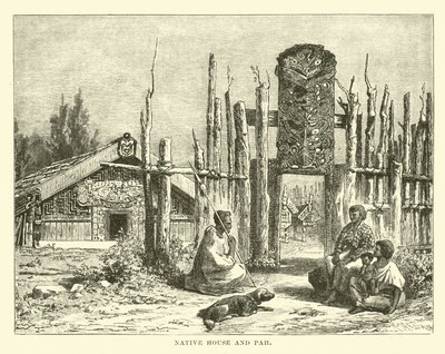 Einheimisches Haus und Pah von English School
