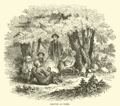 Einheimische von Tibet von English School