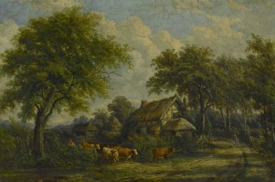 In der Nähe von Berkswell, ca. 1850 von English School