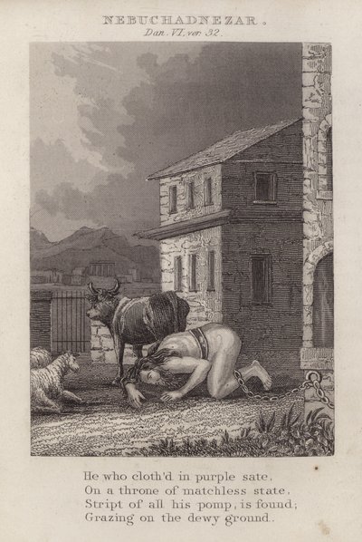 Nebukadnezar, Daniel VI, Vers 32 von English School