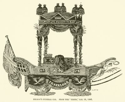 Nelsons Leichenwagen, aus der Times von English School