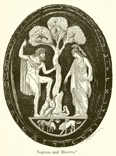 Neptun und Minerva von English School