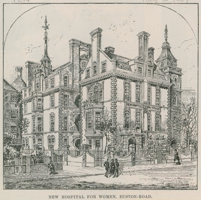 Neues Hospital für Frauen, Euston Road, London von English School