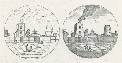 New River Head, datiert 6. Juni 1775 von English School