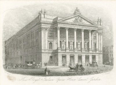Neues Königliches Italienisches Opernhaus, Covent Garden, London von English School