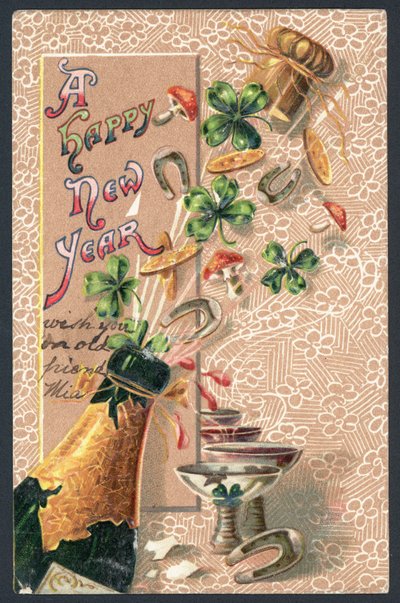 Neujahrsgrußkarte von English School