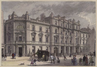 Neues Gerichtsgebäude und Polizeistation, Bow Street, London von English School