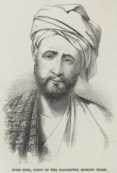 Noor Gool, Häuptling des Halimzyes, Momund Stamm von English School