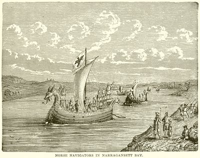 Nordische Navigatoren in der Narragansett-Bucht von English School