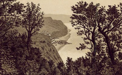 Nord-Devon: Clovelly von der Hobby Drive von English School