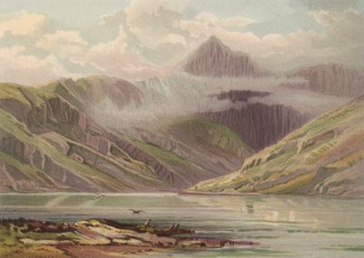 Nordwales, Snowdon vom Llyn Llydaw von English School