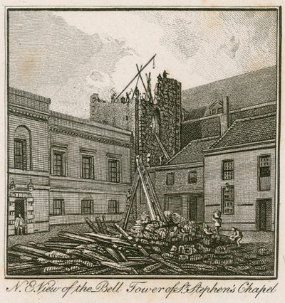 Nordwestansicht des Glockenturms der St. Stephens Kapelle von English School