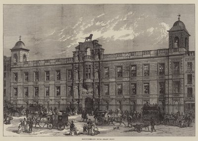 Northumberland House, Strand Front (Gravur) von English School