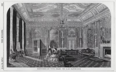 Northumberland House, Strand, das Glas-Zimmer von English School