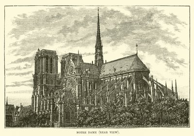 Notre Dame, Rückansicht von English School