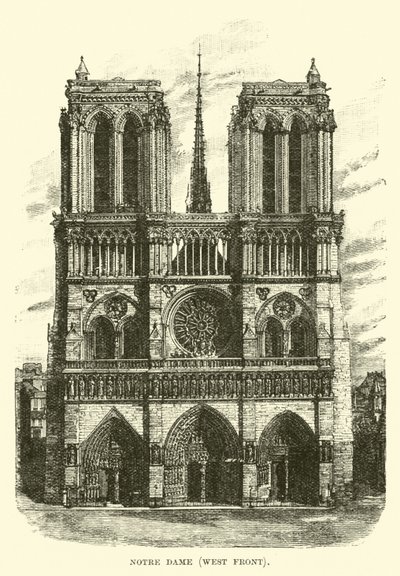 Notre Dame, Westfassade von English School