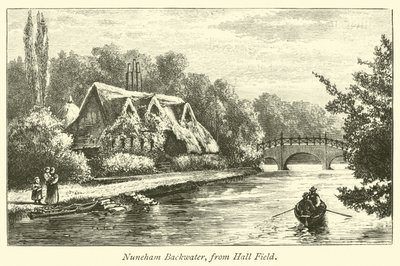 Nuneham Backwater, vom Hall Field von English School